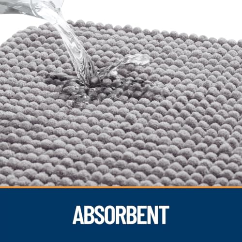 Image of OLANLY Dog Door Mat for Muddy Paws 48x30, Absorbent Chenille Mud Doormat