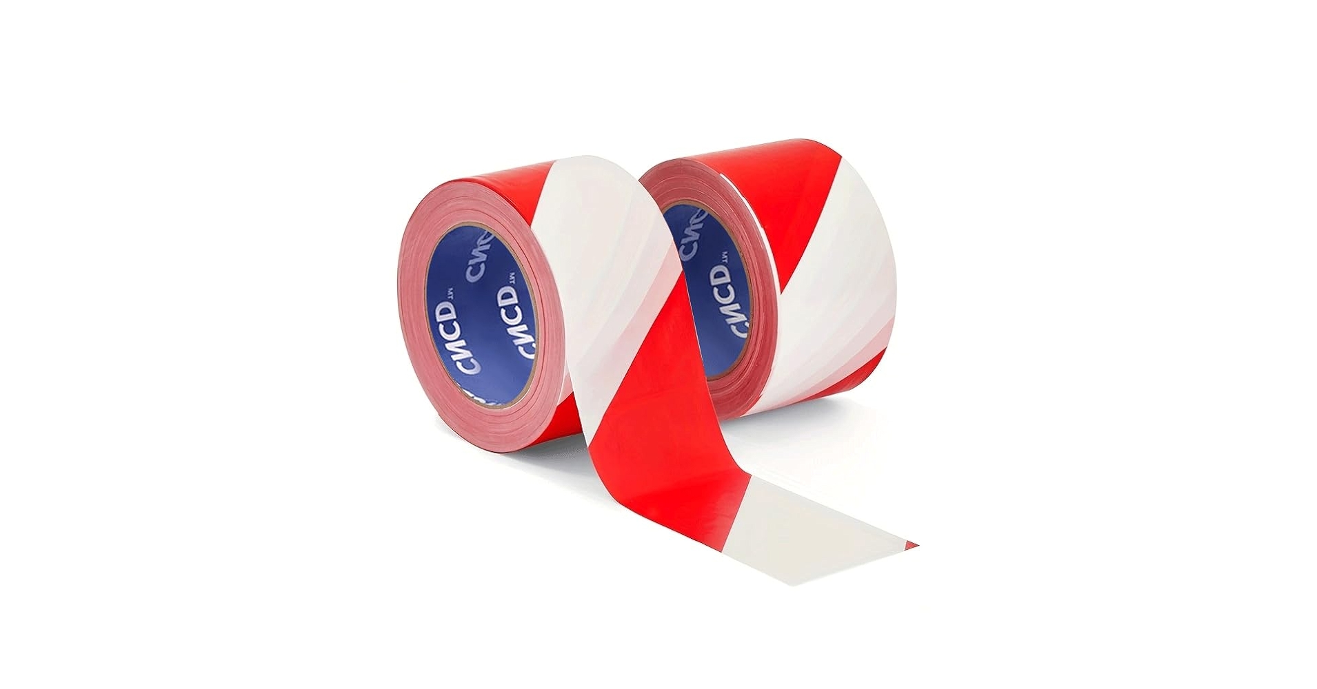 CNCD Red and White Safety line Warning Tape，Zebra Tape