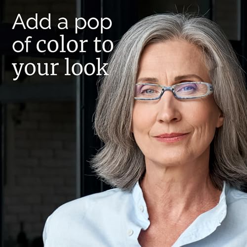 Image of Gaoye 4-Pack Blue Light Blocking Reading Glasses - Non-Prescription Readers for Women, Stylish Lightweight Frames in 4 Patterns