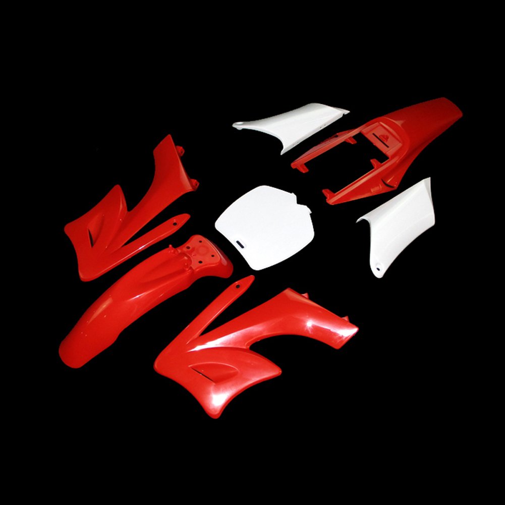 Kit Parafango Per XR CRF 50 Pit Bike - Parafango Corpo Nero + Viti Di Montaggio - Per Dirt Bike 50cc-160cc - Foto 6