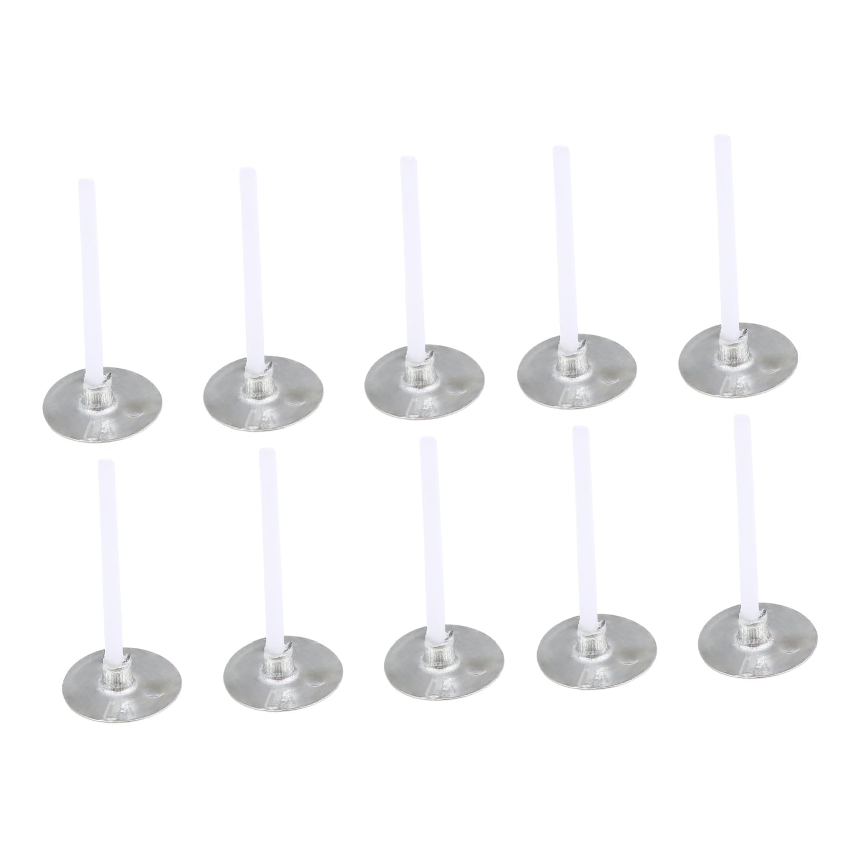 COHEALI 500 Pièces Fumée Mèches de Bougie avec Base pour Fabrication de Bougies DIY Kit de Mèches