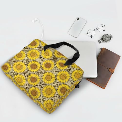 Maletín para portátil 15.6 pulg con asa y correa amarillo miniatura 7