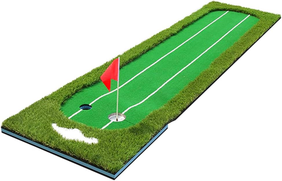 Aimir Golf Putting Green Mat, Indoor Double Guideline