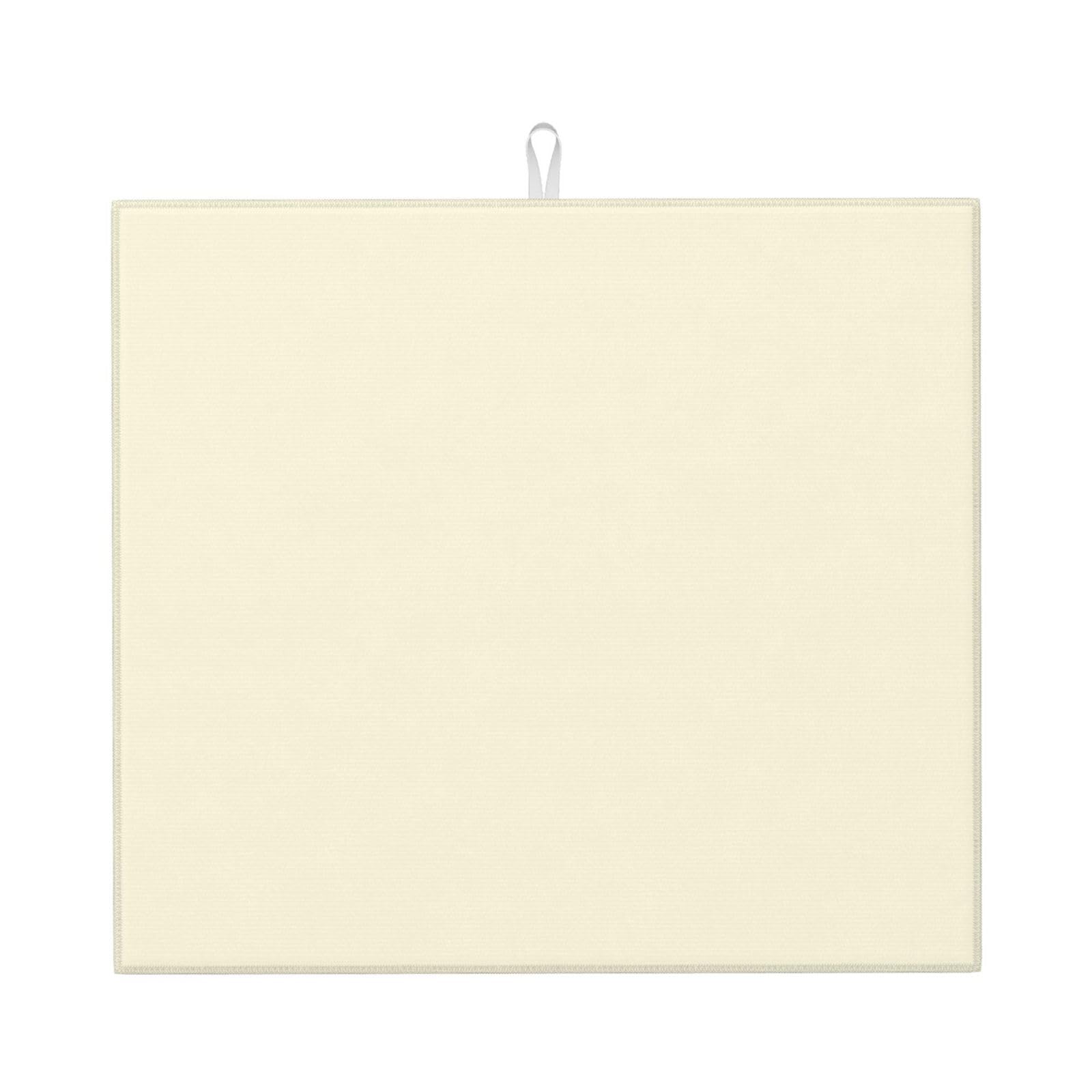 YYHWHJDE Cream Prints Kitchen Drying Mat – Absorbent Microfiber Throw for Dishes, Non-Slip Counter Cover, Quick-Dry Layer with Durable Construction