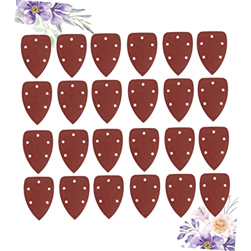 Papier abrasif triangle Mikikit de 80 pièces pour ponçage multi-usage maison