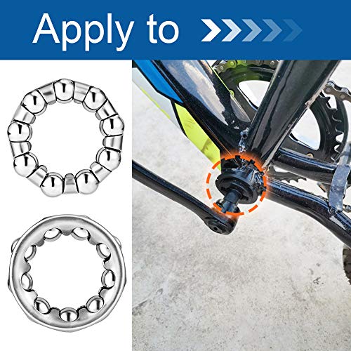 Image of Lanturn Bike Ball Crank Bearing 1 /4 inch x 9 Balls,4 Pcs Ball Bearings for Bike Crank Bottom Bracket, Kids /Stretch Bicycle