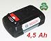 Produktbild Bosch Akku 36V Rotak 32-43 ALB AKS AHS . -Garten Neubestückt mit 4,5 Ah