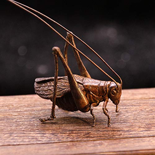 Amazon.co.jp: 純銅銅クリケット銅バッタで作られた手作りの小さな