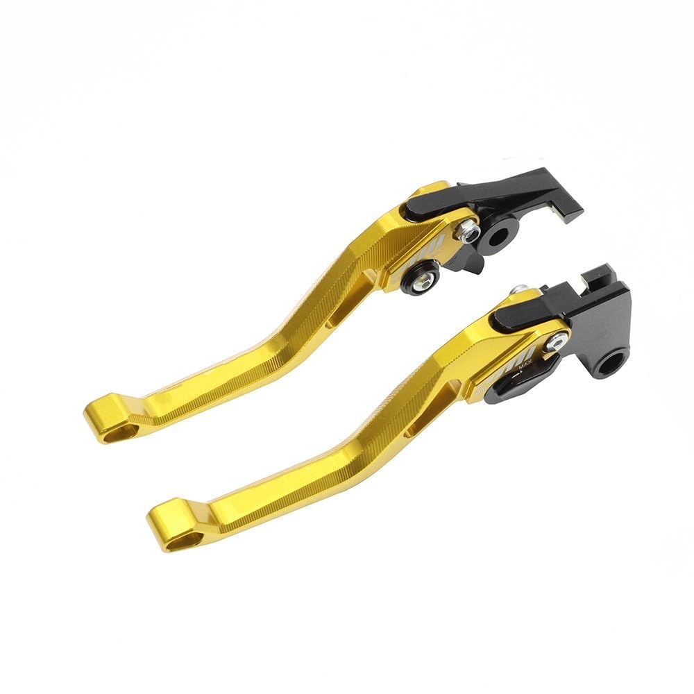 Zhannuobhd Gold Brake Clutch Lever For Nc700x 2016 2017 2018 2018 Cnc 6061 Billet Aluminum Brake Clutch Levers Motorcycle Accessories(Gold)