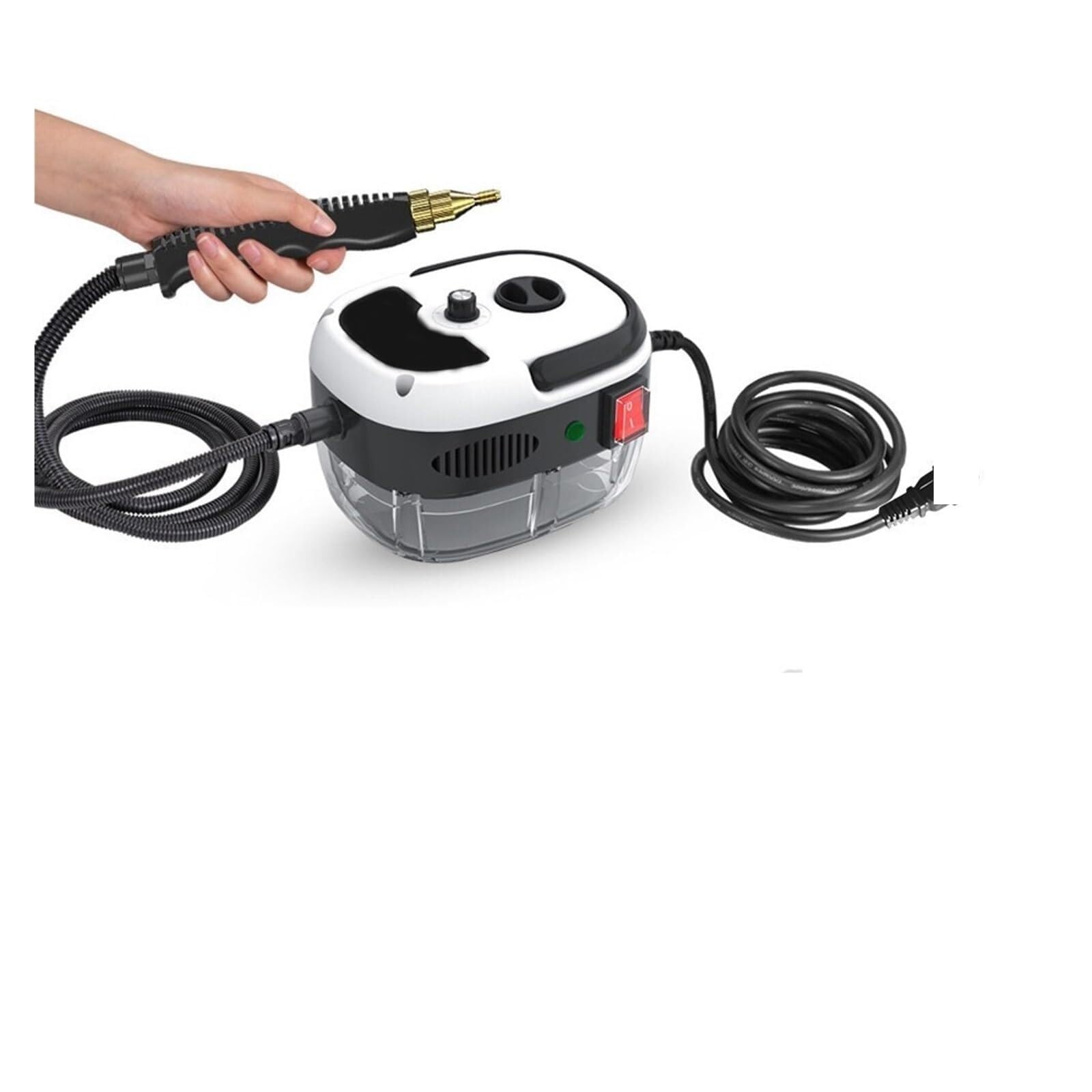 Środek do czyszczenia mopa parowego, Odkurzacz Parowy, Myjka Ciśnieniowa O Mocy 2500 W, Przenośne Narzędzie Do Czyszczenia Domu Podłóg I Samochodów(Oranje)