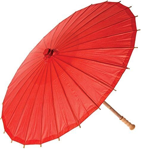 Caomoa Chinese Style Bamboo Umbrella Parasol Stick Umbrella Chinese antiquity Umbrella