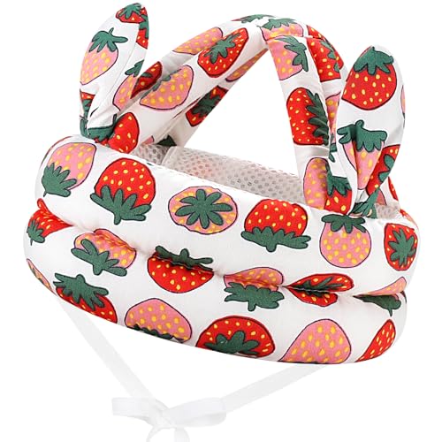 Image of Accmor Baby Helmet Breathable Baby Head Protector for Crawling Walking Running, Lightweight Infant Safety Head Guard Cap Adjustable Toddler Head Protection with Soft Cushion for 6-24 Months Girls
