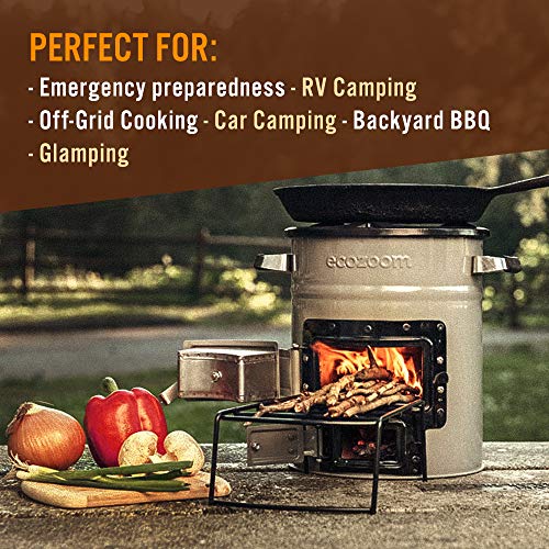 EcoZoom Versa Camping Stove - Portable Wood Burning Camp Stove for Backpacking, Hiking, RV and Survival, no Gas or Electricity needed! - Thumbnail 6