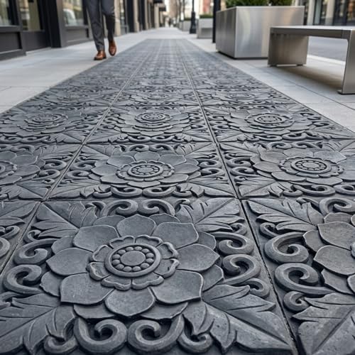 Moldes para adoquines de hormigón y formas de cemento para caminos de jardín 4