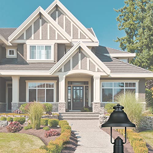 Designers Fountain 31336-BZ Bayport-DS Post Lanterns, Bronze , Brown 15.25in H - Thumbnail 4