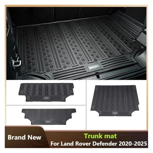 Tapis de coffre Land Rover Defender 110 antichoc et étanche en caoutchouc résistant