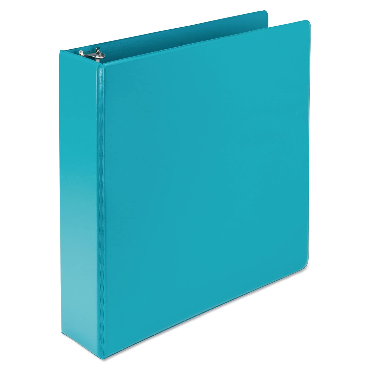 Samsill Earth’s Choice Biobased Durable Fashion Color 3 Ring View Binder, 2 Inch Round Ring, Up to 25% Plant Based Plastic, USDA Certified Biobased, Turquoise, Value Two Pack
