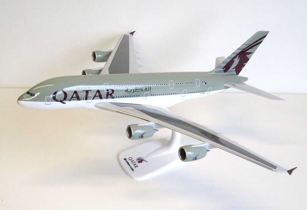 PPC PP-224325 Qatar Airway Airbus A380 1:200 Scale Snap-Fit Model Aircraft