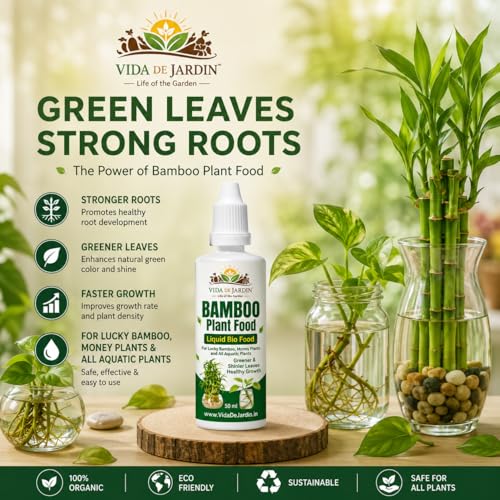 Image of Bamboo Plant Food Liquid Bio Food, for Lucky Bamboo, Money Plants and Aquatic Plants, 50 ml (Pack of 1)