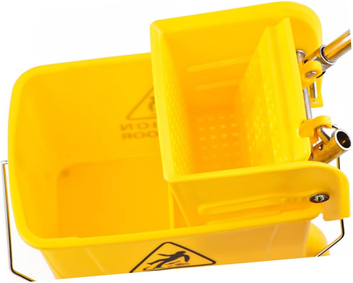 Vaguelly Mop Bucket Alternative Capacity Wheel Mop Bucket Side Press Design for Commercial Use