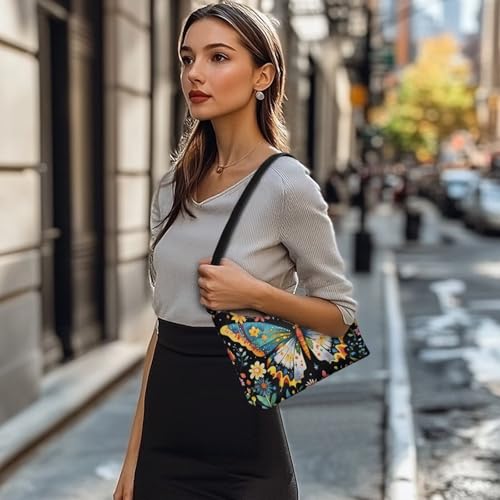 Underarm Shoulder Bag for Women Clutch Purse Handbag Pu Leather Tote Hobo Bag with Zipper Closure3