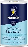 Morton Fine Sea Salt Shaker, Non Iodized Salt Shaker, 26 oz