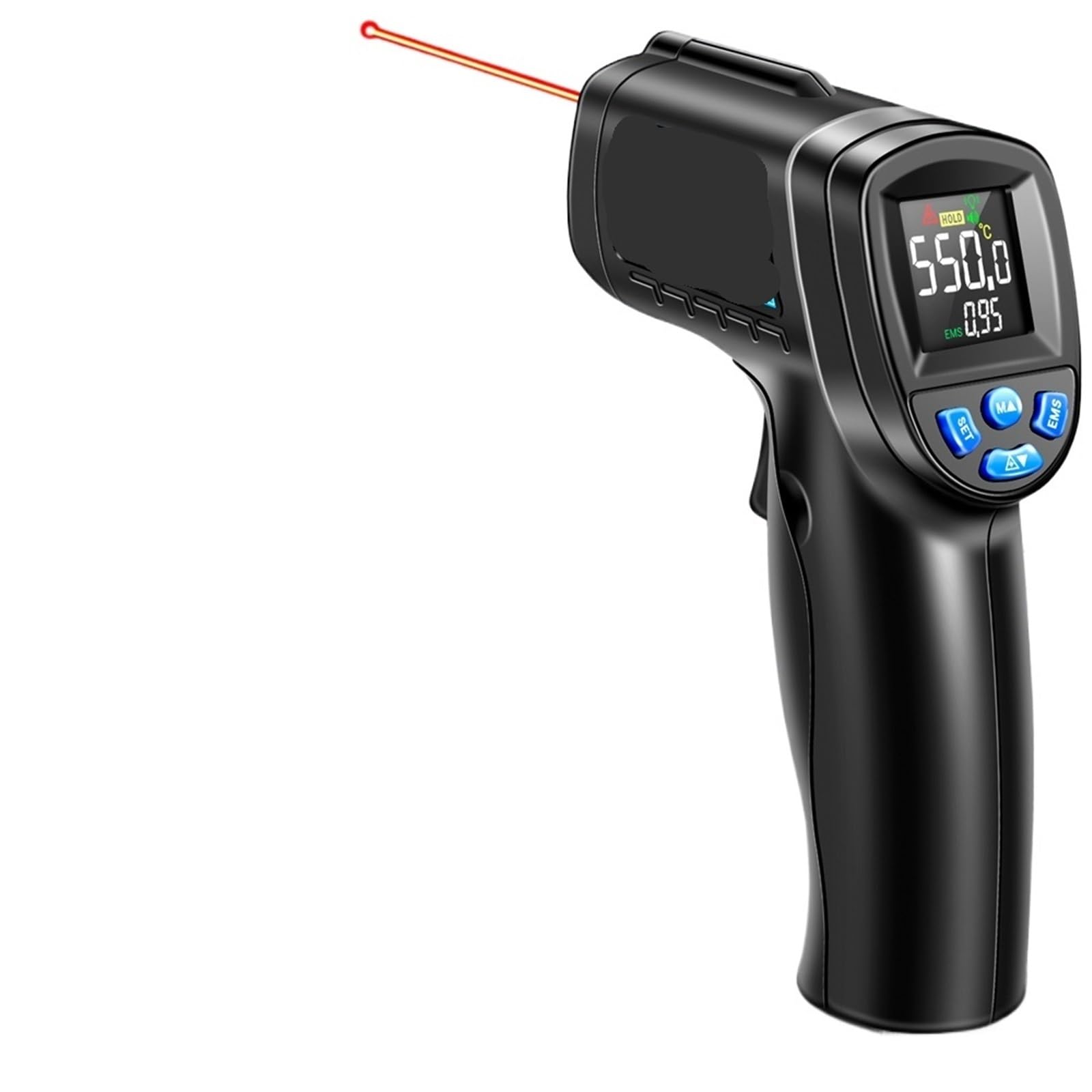 TH104 Termometro portatile a infrarossi con sensore IR, temperatura -50~550℃, termocamera, schermo VA, pirometro