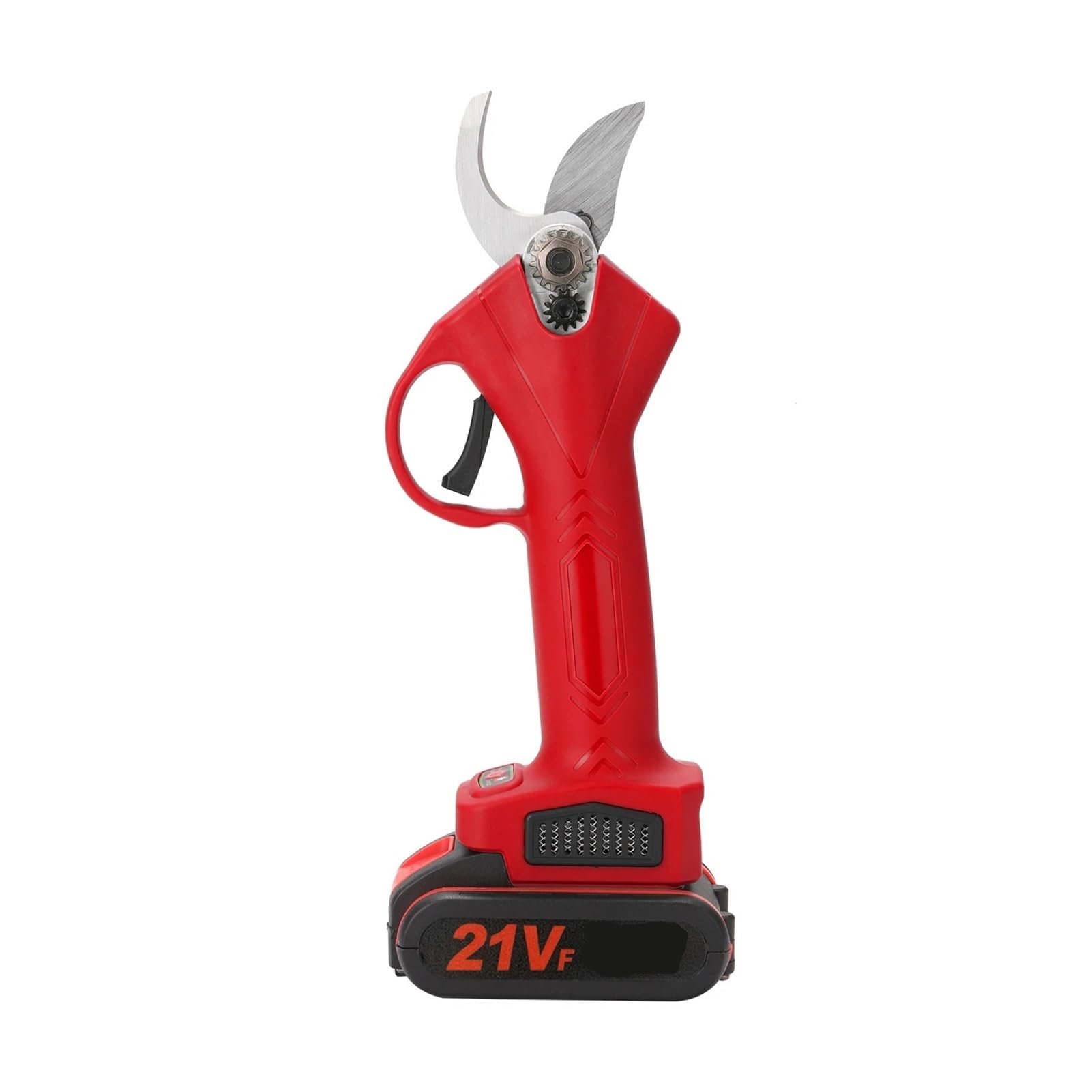 Scissors Cordless Electric Pruner 88VF 21V 30mm Rechargeable Battery Pruning Shears Garden Cutter(Red)