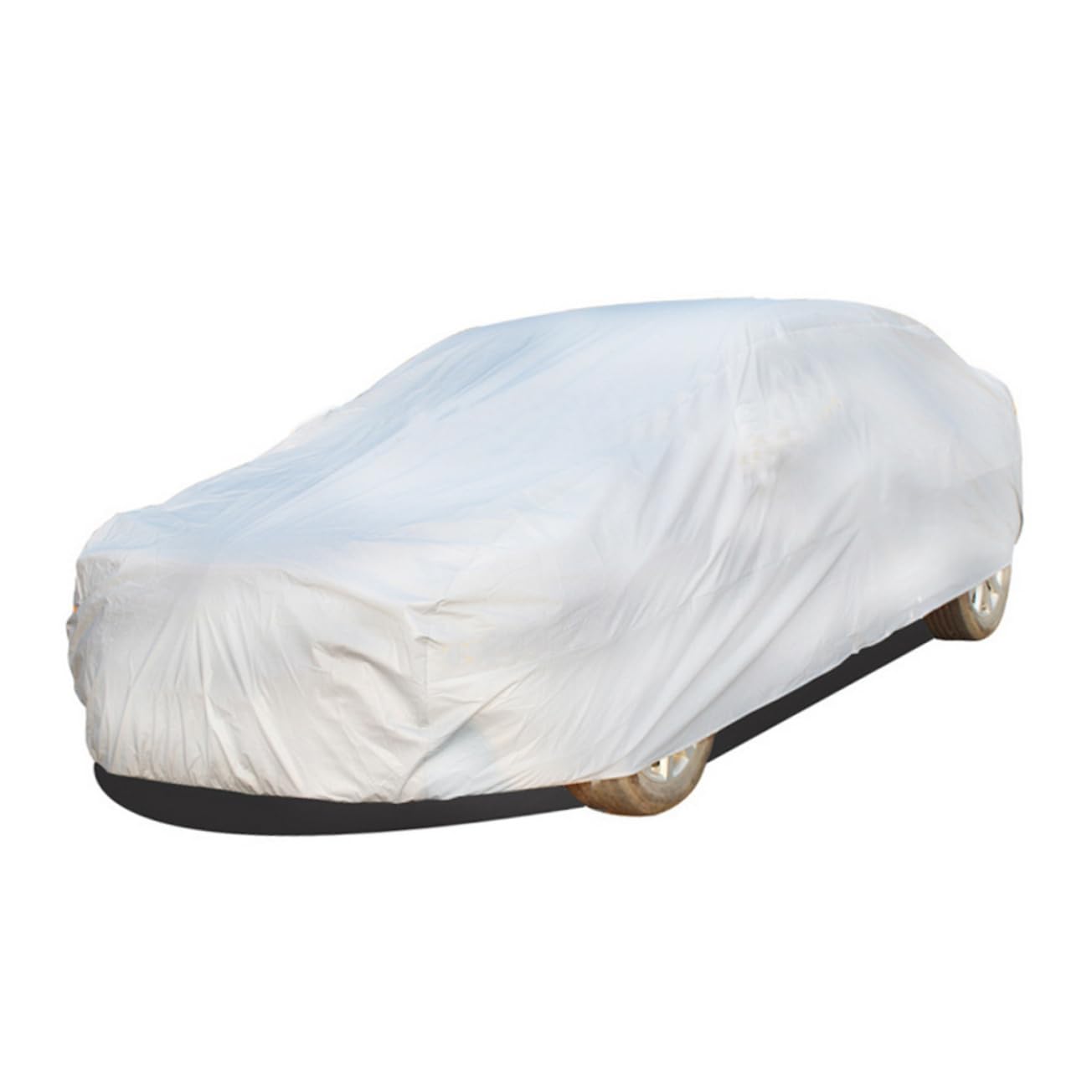 VINTORKY Waterproof Car Cover Universal Fit Silver Dustproof and Sunscreen Protection — view 8