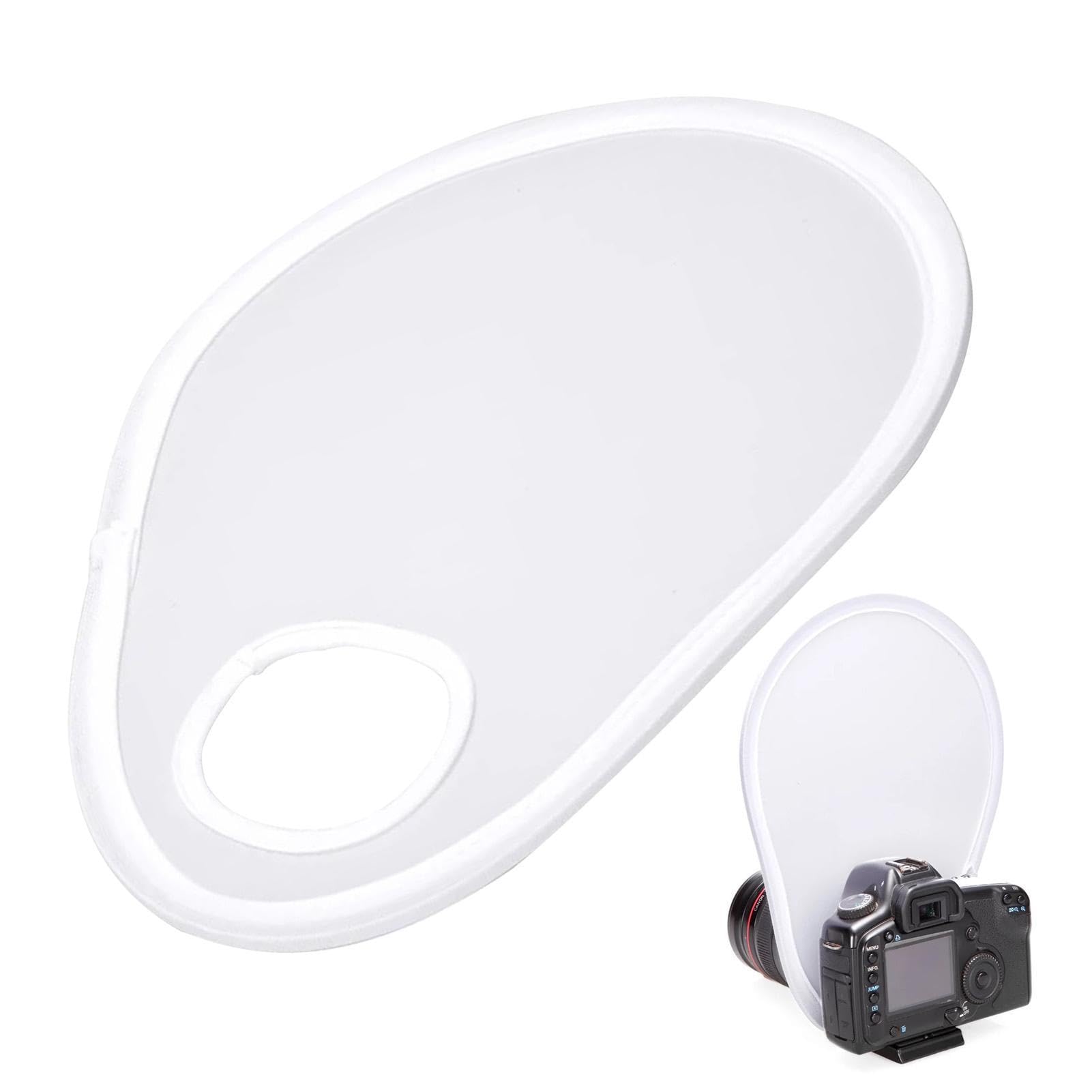 Dyfuzor makro, reflektor lampy błyskowej, fotografia modyfikatorów światła, okrągły reflektor świetlny, dyfuzor lampy błyskowej, wielokrotnego użytku i przenośny do eliminacji ostrego światła