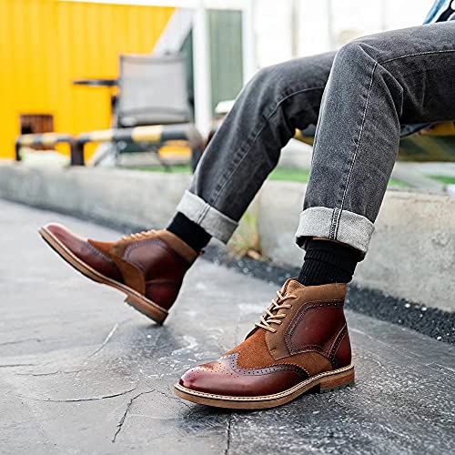 Image of Arkbird Chelsea Ankle Boots for Men Genuine Leather Oxford Casual and Formal Dress Boot