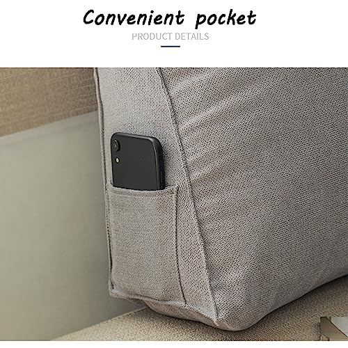 Coussin de dossier triangulaire ergonomique en mousse de qualité pour lit - 6