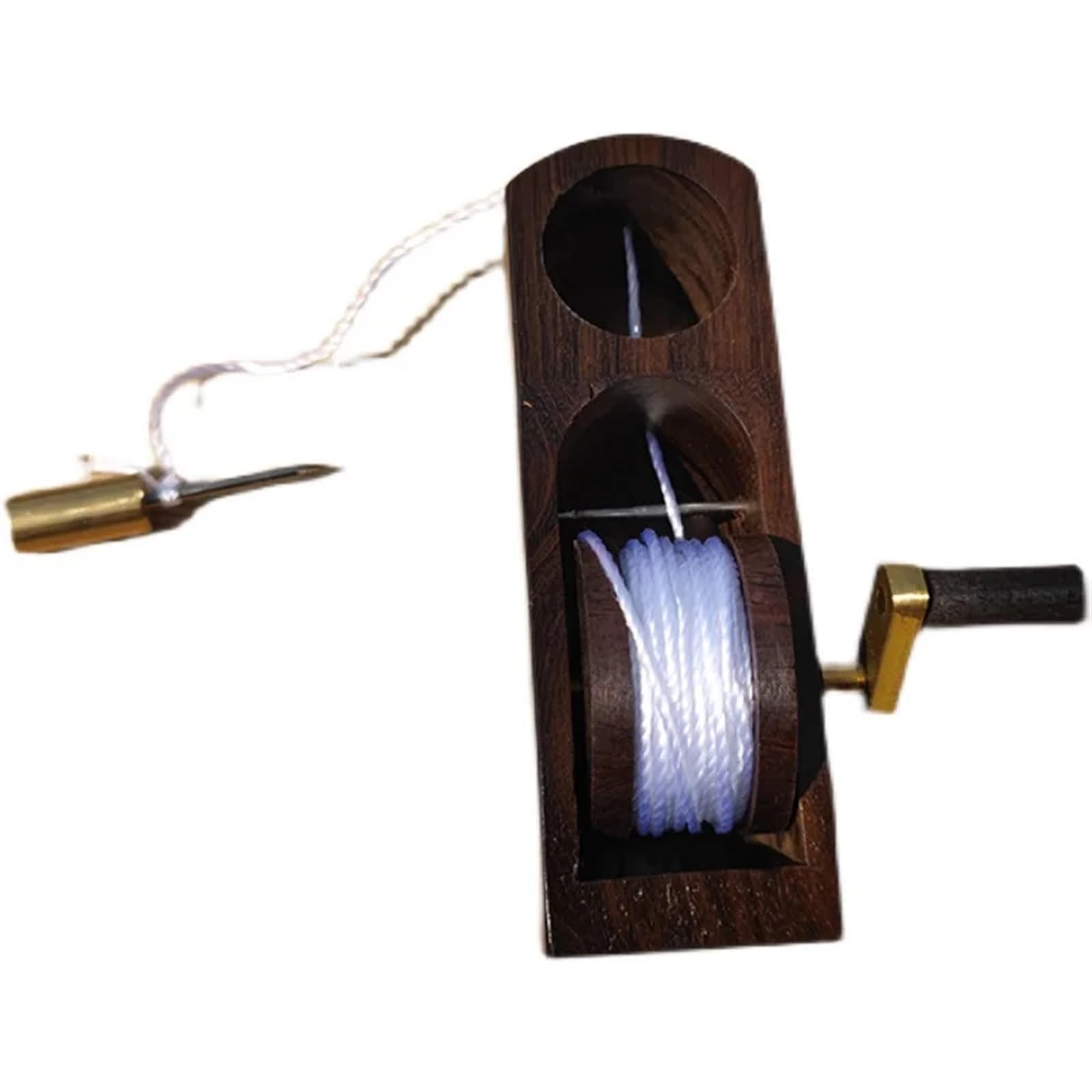 Jauge de marquage en ébène IVYARD avec fil de coton de 6.7m pour traçage traditionnel du bois