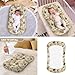 Sarogrorin Western Cowboys Baby Lounger Cover Cacti Oval Hourglass Rectangular Bassinet Mattress Pad Vintage Baby Nursing Pillow Cover Stain Resistant Soft Fabric 2pcs
