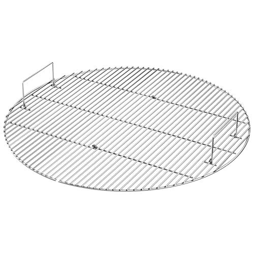 IDZO Foldable Stainless Steel Fire Pit Cooking Grill Grate – Heavy-Duty Portable Campfire BBQ Cooking Rack – Outdoor Camping & Backyard Fire Pit Accessory – 36-Inch Cooking Surface -  Yes4All, 1KRA
