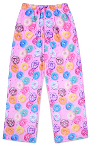 Image of iscream Big Girls Silky Soft Plush Bold Print Fleece Pants - Bake Shop Collection Collection
