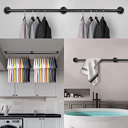 Main courante noire pour escaliers extérieurs et intérieurs - 5