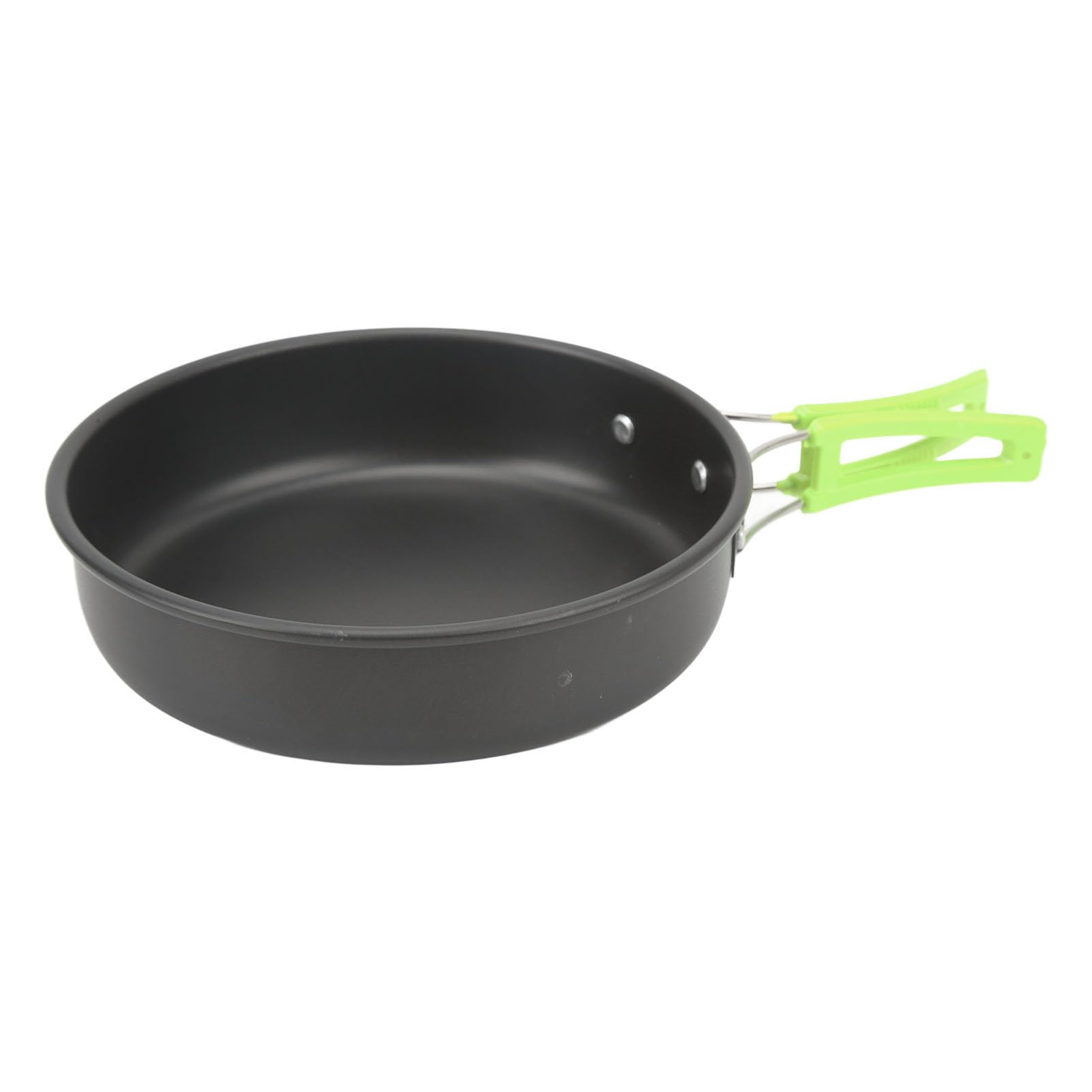 Set di Pentole da Campeggio, Set da Cucina Portatile da Campeggio per Zaino in Spalla, Teiera, Forchetta Pieghevole, Coltello, Cucchiaio (Verde) Bambole E Giocattoli Imbottiti