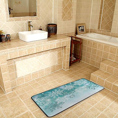 Alfombras de cocina de Navidad para proteger tu suelo con una suave decoración navideña 3