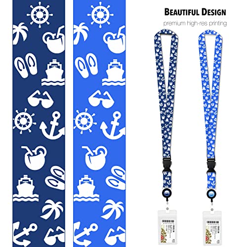 Cordão de cruzeiro Essentials para cartões de navio [pacote com 2] Cordões de cruzeiro com suporte p