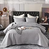 【Apparence Exquise】 : motifs de broderie modernes, tissés grâce à une technologie de couture exquise. Donnez à la Linge de lit un look pop et chic, ajoutez du luxe à votre chambre, décorez parfaitement votre lit et s'agence facilement à votre décoration environnante.