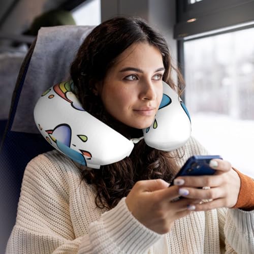 Almohada para cuello de viaje con espuma viscoelástica miniatura 6