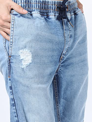 Image of Ketch Men's Stretch Fit Mid Rise Jogger Mid-Rise Jeans (Stretchable)