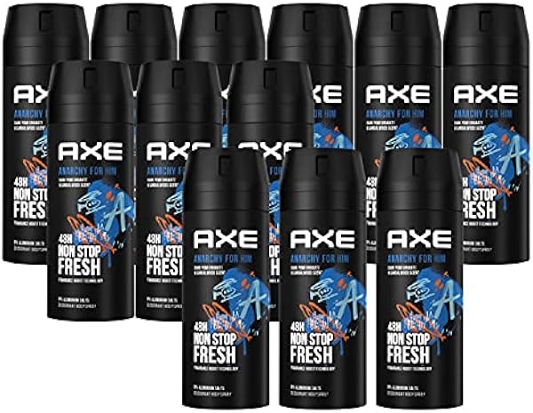AXE Anarchy Déodorant Spray 150ml sans aluminium