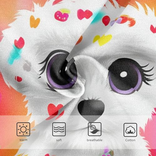 Cute Puppy Dog Print Pink Toddler Underwear Floral 2t Cotton Panties Little Girl Fancy Briefs Undies Kids3