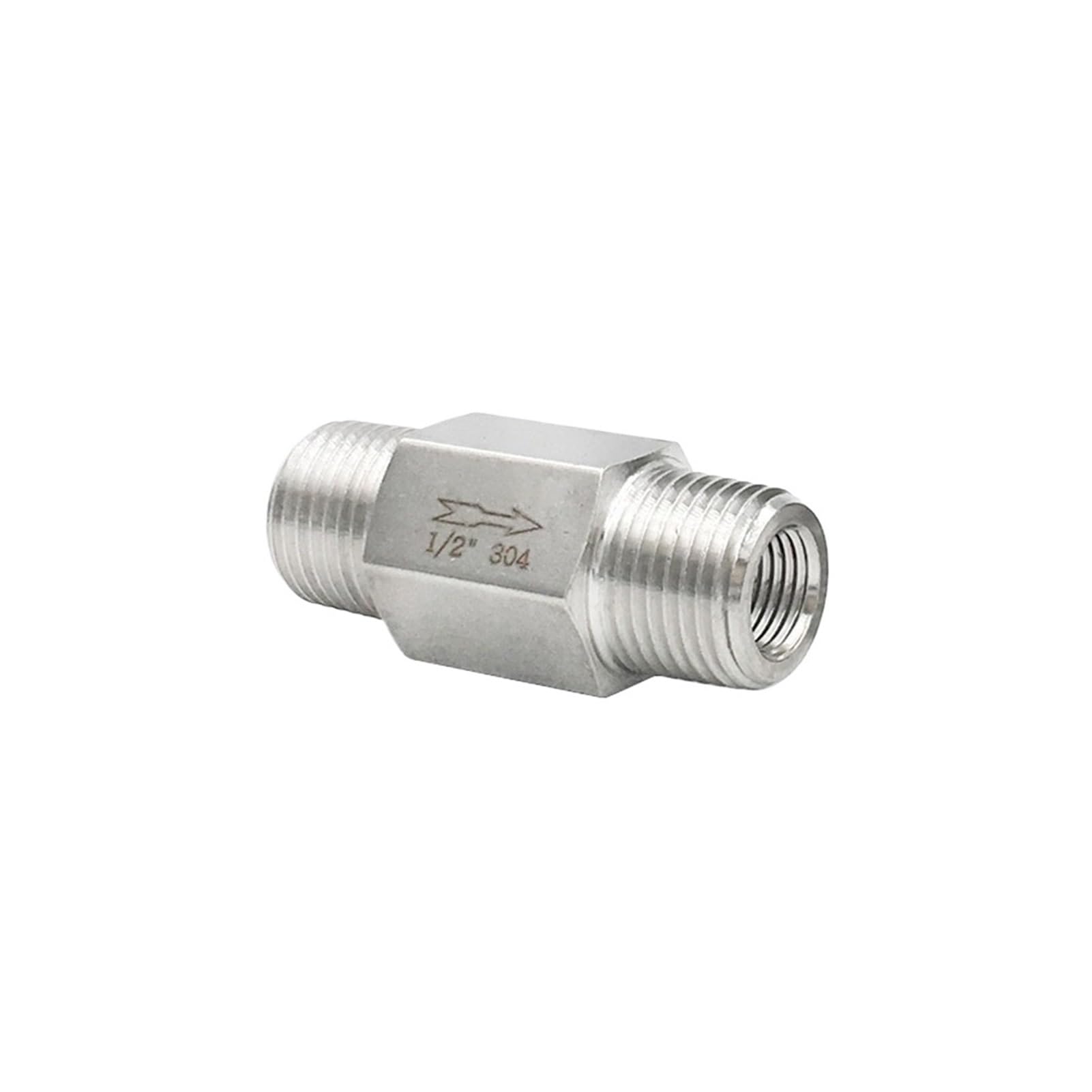 Vanne anti retour 3/4 male BSP inox 304 pour stopper le reflux