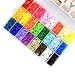 Lynda 360pcs T5 Plastic Snaps for Sewing and Crafting No-Sew T5 Snaps with Organizer Storage Case for Bibs Diapers Crafts