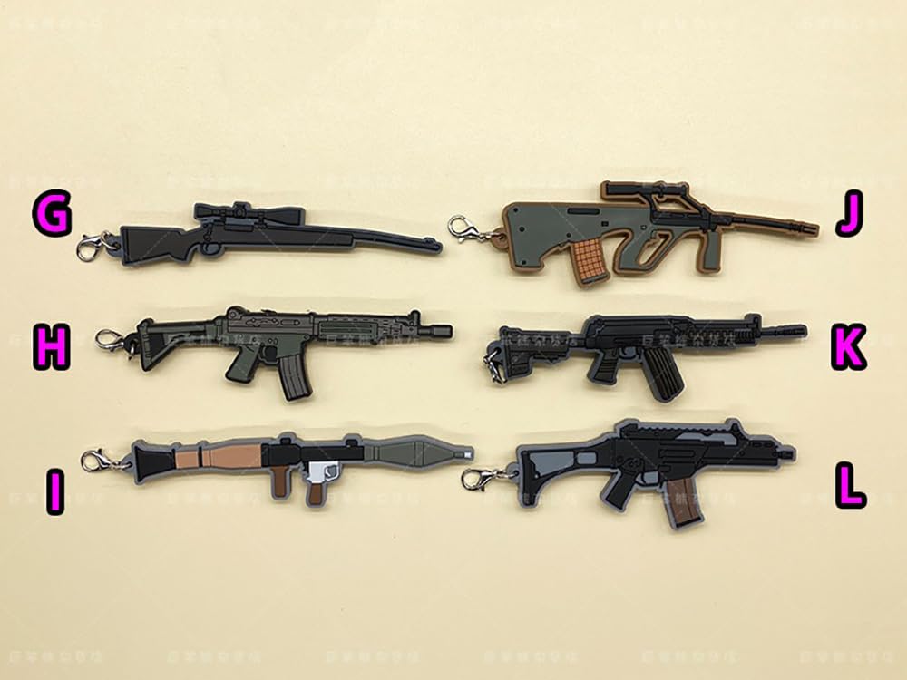 Amazon.co.jp: レン キーホルダー GGO ピトフーイ P90 エム SAO ソード