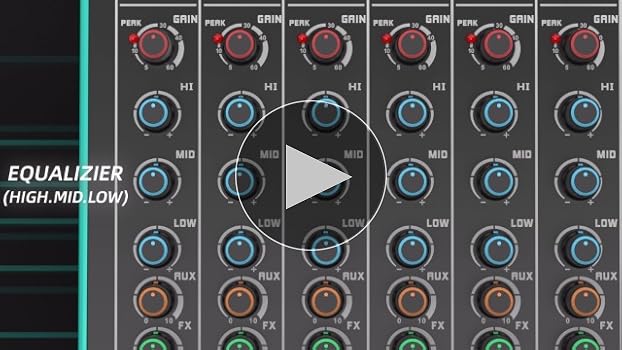 Amazon | XTUGA TS7 7チャンネルオーディオミキサーサウンド