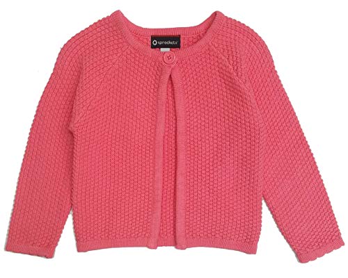 Sprockets Little Girls' Basic Knit Cardigan Sweater 2T-4T & 4-6X
